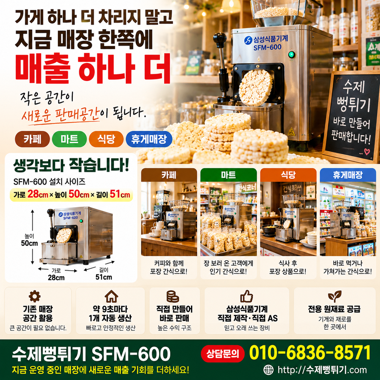 하루 5,000원으로 시작하는 1.5평의 기적,  뻥튀기 로또. 수제 뻥튀기(K-POP)